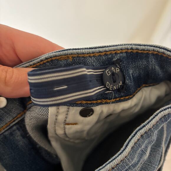 Gap Teen NWT Girls' Sky High Skinny Ankle Dark Wash Jeans Size 16 - Picture 7 of 10